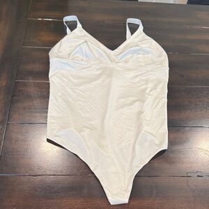 SPANX Cream Bodysuit NWOt